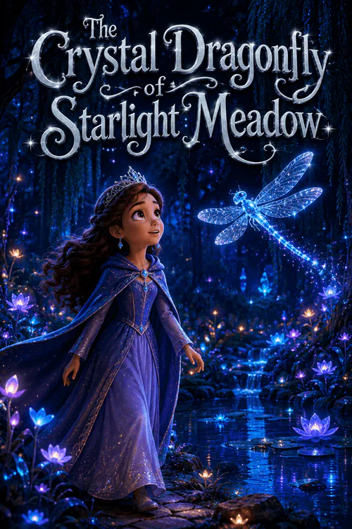 The Crystal Dragonfly of Starlight Meadow